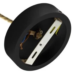 Wooden Ceiling Canopy Kit - For Pendant Light Cable