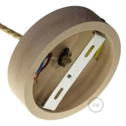 Wooden Ceiling Canopy Kit - For Pendant Light Cable -Home-Lamps Wooden ceiling canopy kit for pendant light cable 9