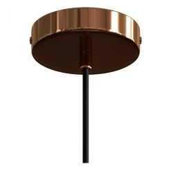 Ceiling Pendant Light With Cloth Covered Wire Black & Copper Or White & Brass -Home-Lamps ceiling pendant light with cloth covered wire black copper or white brass 3