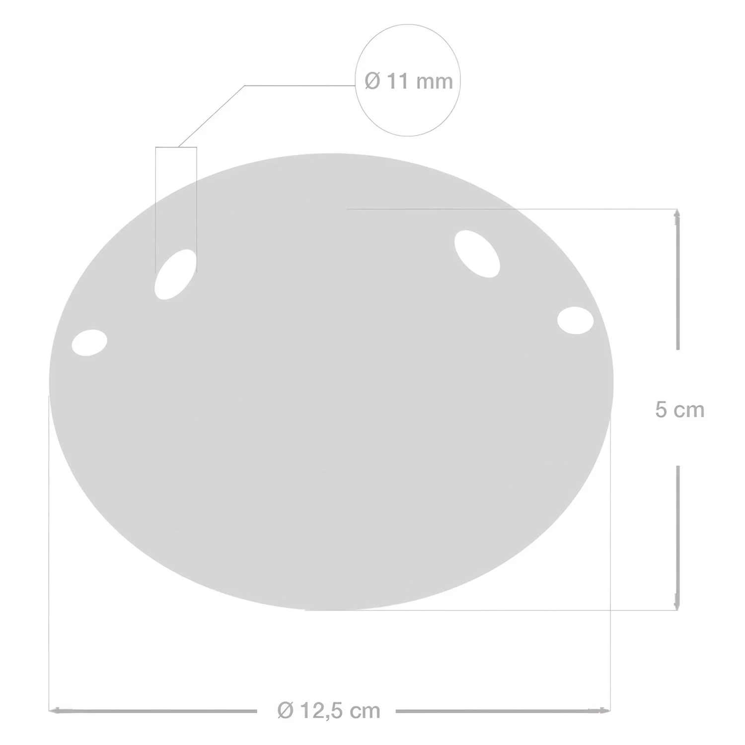 Ceramic 2-hole Ceiling Canopy Kit 5 Ceramic 2-hole Ceiling Canopy Kit - Image 3