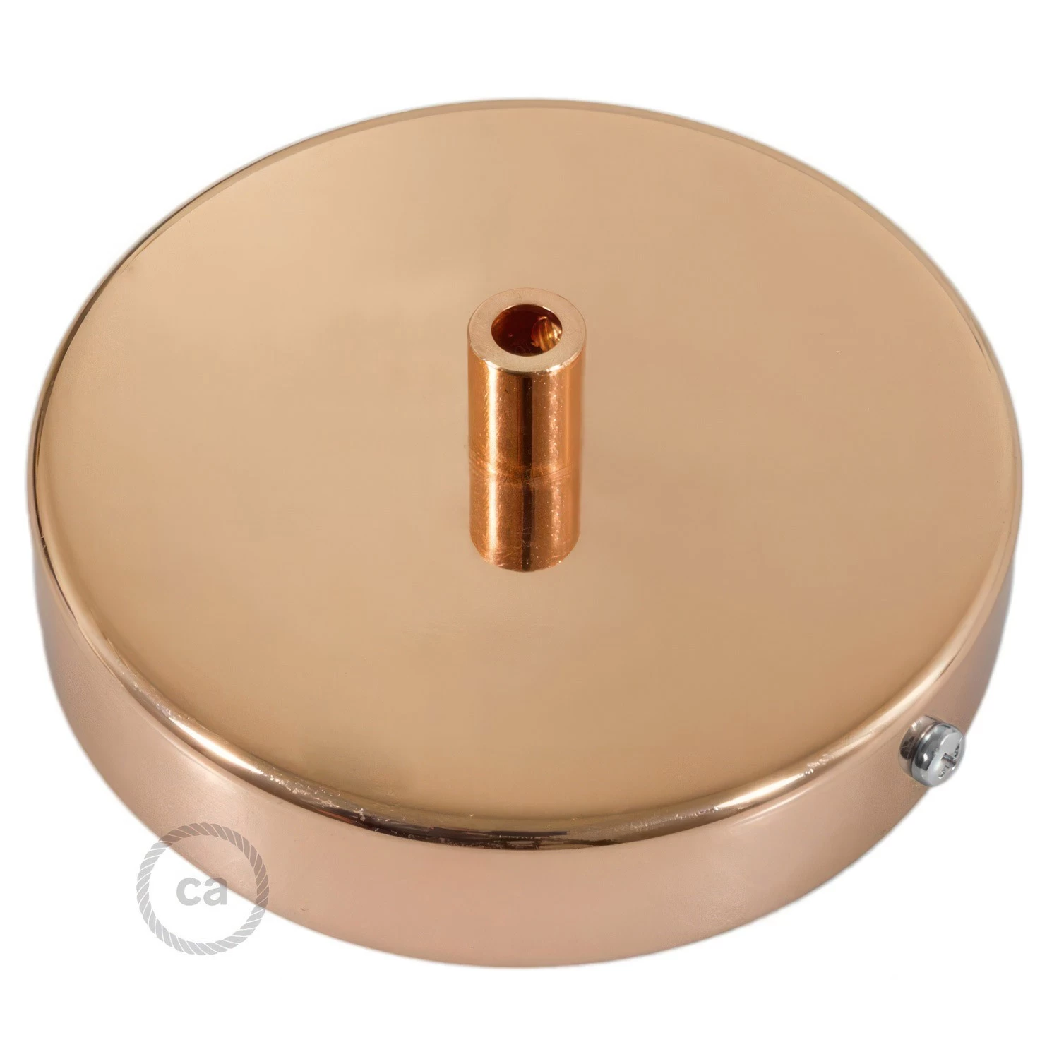 Classic 1-hole Round Metal Ceiling Canopy Kit 4 Classic 1-hole Round Metal Ceiling Canopy Kit - Image 2