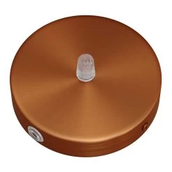 Classic 2 Side Hole Round Metal Ceiling Canopy Kit - Center Hole & 2 Side Holes -Home-Lamps classic 2 side hole round metal ceiling canopy kit center hole 2 side holes 4