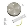 Classic 4-hole Round Metal Ceiling Canopy Kit -Home-Lamps classic 4 hole round metal ceiling canopy kit