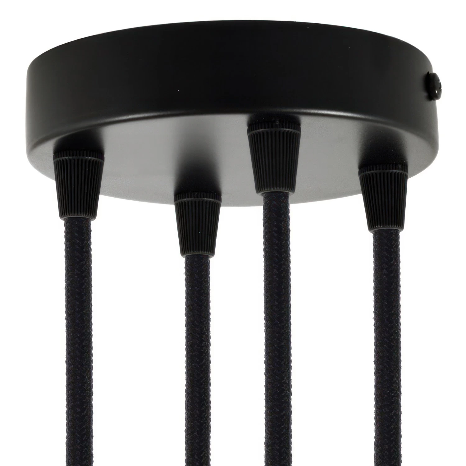 Classic 4-hole Round Metal Ceiling Canopy Kit 6 Classic 4-hole Round Metal Ceiling Canopy Kit - Image 4