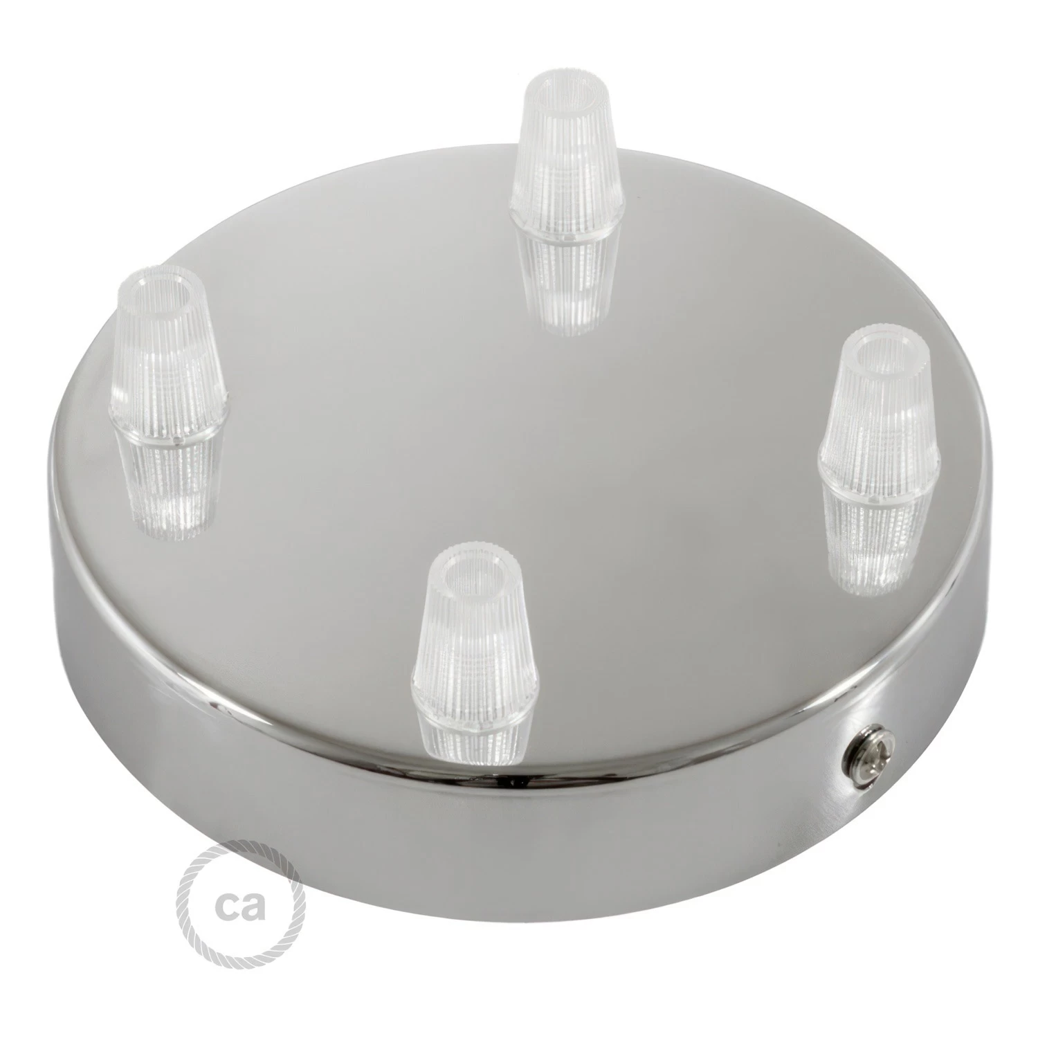 Classic 4-hole Round Metal Ceiling Canopy Kit 7 Classic 4-hole Round Metal Ceiling Canopy Kit - Image 5