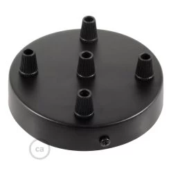 Classic 5-hole Round Metal Ceiling Canopy Kit -Home-Lamps classic 5 hole round metal ceiling canopy kit 13