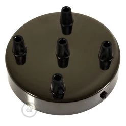 Classic 5-hole Round Metal Ceiling Canopy Kit -Home-Lamps classic 5 hole round metal ceiling canopy kit 15