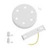 Classic 6-hole Round Metal Ceiling Canopy Kit -Home-Lamps classic 6 hole round metal ceiling canopy kit