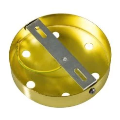 Classic 6-hole Round Metal Ceiling Canopy Kit -Home-Lamps classic 6 hole round metal ceiling canopy kit 9