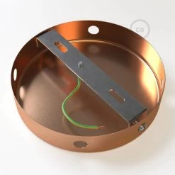 Classic Round Metal Ceiling Canopy Kit - Blank With 4 Side Holes -Home-Lamps classic round metal ceiling canopy kit blank with 4 side holes 11