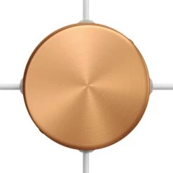 Classic Round Metal Ceiling Canopy Kit - Blank With 4 Side Holes -Home-Lamps classic round metal ceiling canopy kit blank with 4 side holes 12