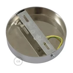 Classic Round Metal Ceiling Canopy Kit - With 2.75" Long Strain Relief -Home-Lamps classic round metal ceiling canopy kit with 2 75 long strain relief 16