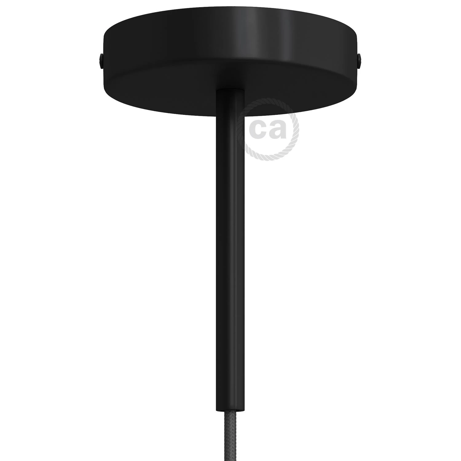 Classic Round Metal Ceiling Canopy Kit - With 5.9" Long Strain Relief 14 Classic Round Metal Ceiling Canopy Kit - With 5.9" Long Strain Relief - Image 12