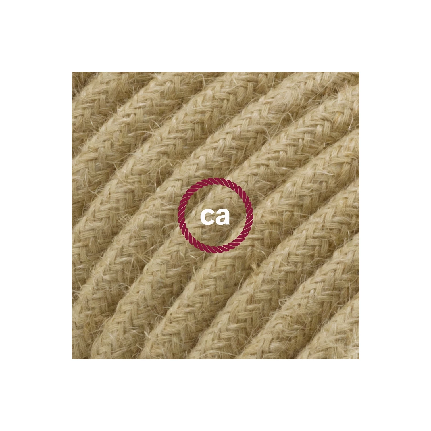 Cord-set - RN06 Jute Covered Round Cable 4 Cord-set - RN06 Jute Covered Round Cable - Image 2