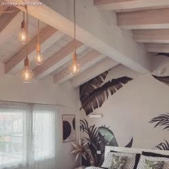 Decentralizer, Fabric Cable Wooden Ceiling Or Wall “V” Hook -Home-Lamps decentralizer fabric cable wooden ceiling or wall v hook 5