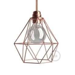 Diamond Cage Metal Pendant Light Shade -Home-Lamps diamond cage metal pendant light shade 17