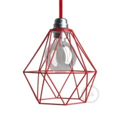 Diamond Cage Metal Pendant Light Shade -Home-Lamps diamond cage metal pendant light shade 3