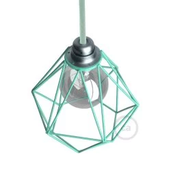 Diamond Cage Metal Pendant Light Shade -Home-Lamps diamond cage metal pendant light shade 5