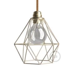 Diamond Cage Metal Pendant Light Shade -Home-Lamps diamond cage metal pendant light shade 9