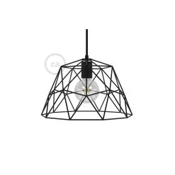 Dome XL Naked Cage Metal Lampshade With E26 Socket -Home-Lamps dome xl naked cage metal lampshade with e26 socket 9