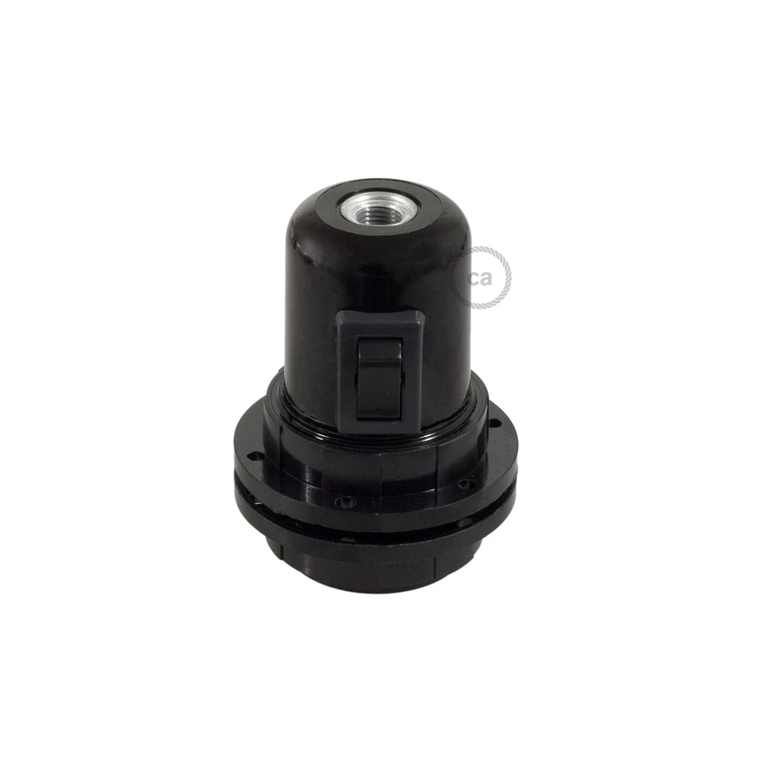 Double Ferrule Bakelite Phenolic Socket - ON/OFF SWITCH - E26 4 Double Ferrule Bakelite Phenolic Socket - ON/OFF SWITCH - E26 - Image 2