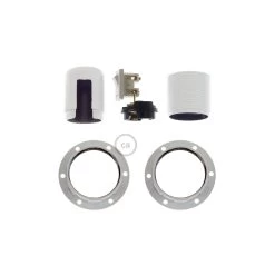 Double Ferrule Bakelite Phenolic Socket - ON/OFF SWITCH - E26 9 Double Ferrule Bakelite Phenolic Socket - ON/OFF SWITCH - E26 -Home-Lamps double ferrule bakelite phenolic socket on off switch e26 2