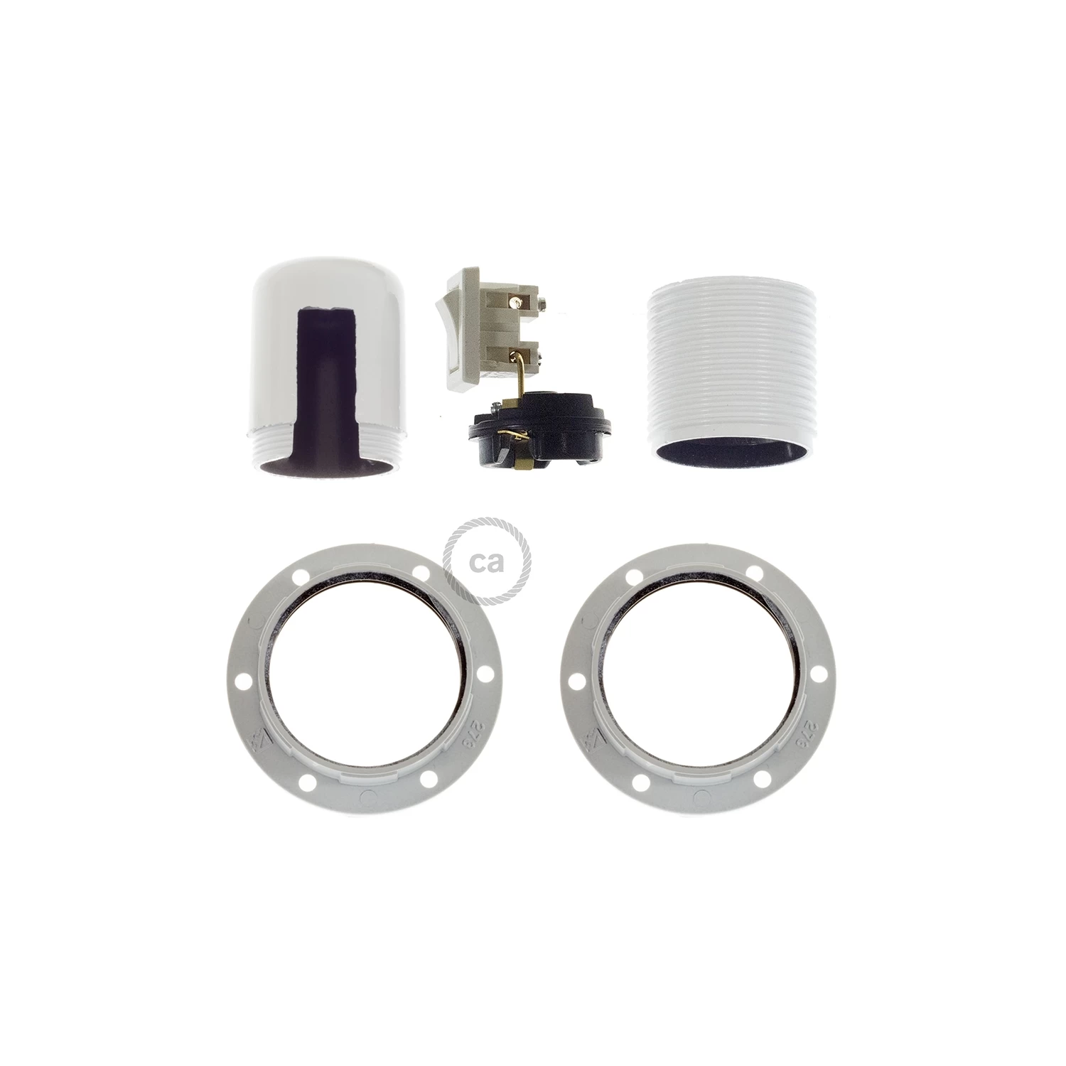 Double Ferrule Bakelite Phenolic Socket - ON/OFF SWITCH - E26 5 Double Ferrule Bakelite Phenolic Socket - ON/OFF SWITCH - E26 - Image 3