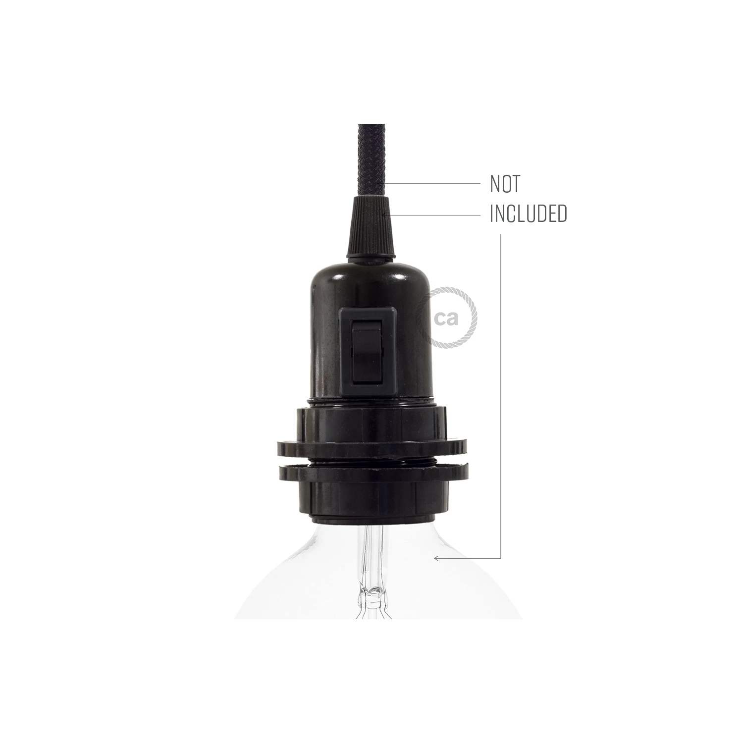 Double Ferrule Bakelite Phenolic Socket - ON/OFF SWITCH - E26 3 Double Ferrule Bakelite Phenolic Socket - ON/OFF SWITCH - E26