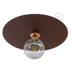 Ellepì Dish Oversize Painted Iron Plate For Suspension, 40cm Diameter - Made In Italy -Home-Lamps ellepi dish oversize painted iron plate for suspension 40cm diameter made in italy 14