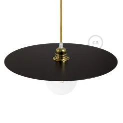 Ellepì Dish Oversize Painted Iron Plate For Suspension, 40cm Diameter - Made In Italy -Home-Lamps ellepi dish oversize painted iron plate for suspension 40cm diameter made in italy 15