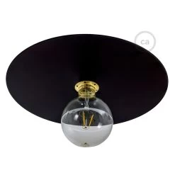 Ellepì Dish Oversize Painted Iron Plate For Suspension, 40cm Diameter - Made In Italy -Home-Lamps ellepi dish oversize painted iron plate for suspension 40cm diameter made in italy 8