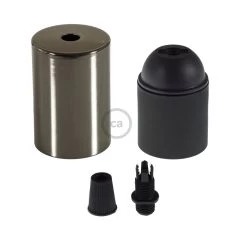 Flat Top Metal Light Bulb Socket Kits - E26 -Home-Lamps flat top metal light bulb socket kits e26 2