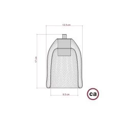 Ghostbell - The Wire Mesh Pendant Lampshade With Socket Cover -Home-Lamps ghostbell the wire mesh pendant lampshade with socket cover 11