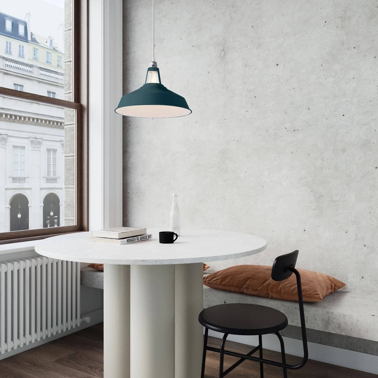 Harbour Lampshade In Enamelled Metal With E27 Fitting, 38 Cm Diameter 15 Harbour Lampshade In Enamelled Metal With E27 Fitting, 38 Cm Diameter - Image 13