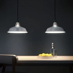 Harbour Lampshade In Enamelled Metal With E27 Fitting, 38 Cm Diameter 35 Harbour Lampshade In Enamelled Metal With E27 Fitting, 38 Cm Diameter -Home-Lamps harbour lampshade in enamelled metal with e27 fitting 38 cm diameter 13