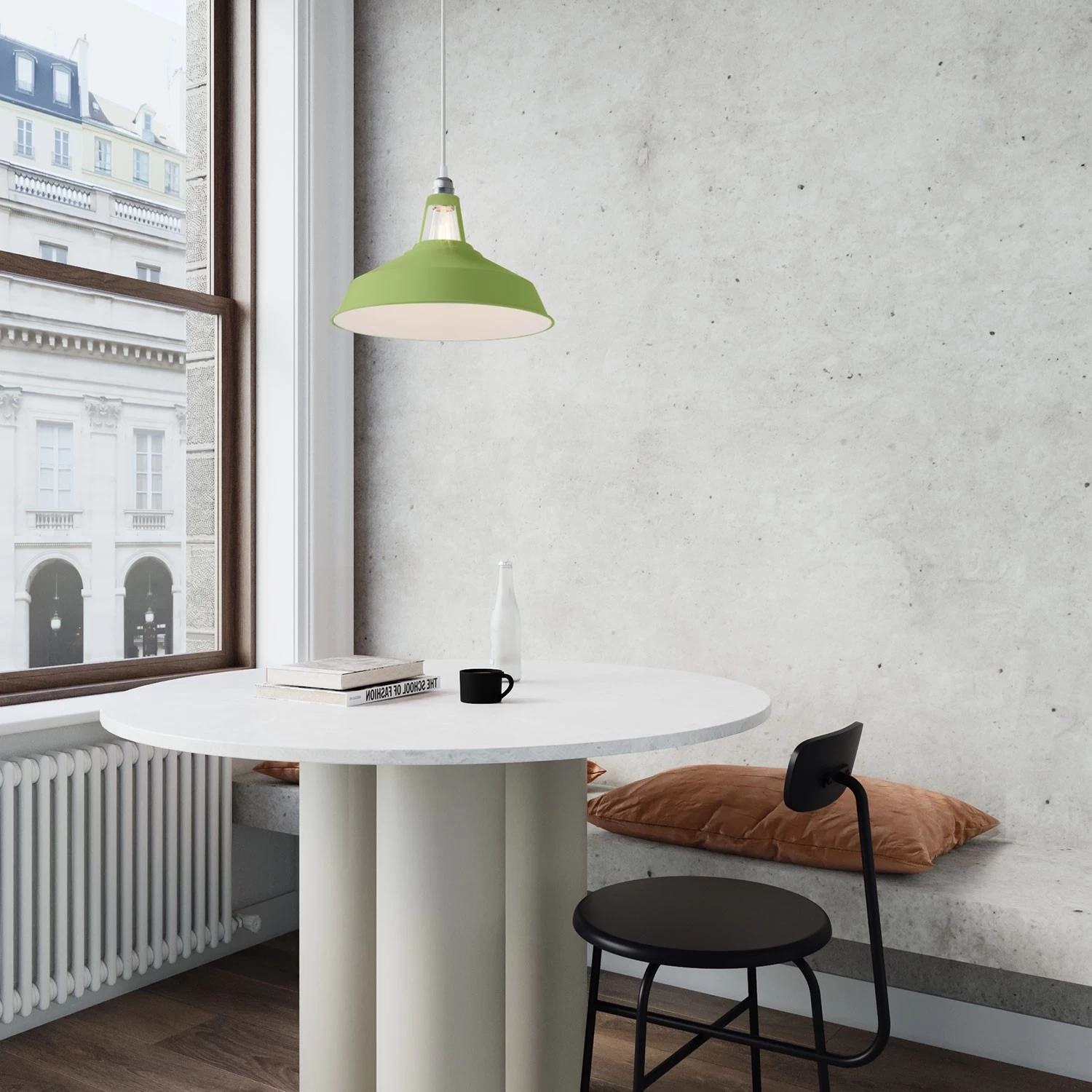 Harbour Lampshade In Enamelled Metal With E27 Fitting, 38 Cm Diameter 7 Harbour Lampshade In Enamelled Metal With E27 Fitting, 38 Cm Diameter - Image 5