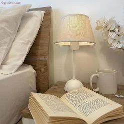 Impero Fabric Lampshade With E26 Fitting For Table Or Wall Lamp - Made In Italy -Home-Lamps impero fabric lampshade with e26 fitting for table or wall lamp made in italy 4