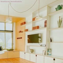 Industrial Ceramic Lampshade For Suspension - Made In Italy -Home-Lamps industrial ceramic lampshade for suspension made in italy 8