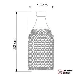 Jéroboam Bottle Mesh Cage Pendant Light Shade -Home-Lamps jeroboam bottle mesh cage pendant light shade 5