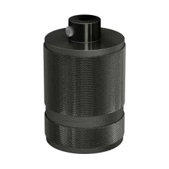 Knurled Aluminium - Single Ferrule Light Bulb Socket Kit - E26 -Home-Lamps knurled aluminium single ferrule light bulb socket kit e26 7