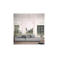 Lilac Ceramic Spider, Multiple Suspension With 6-7 Pendant, RM07 Lilac Cable -Home-Lamps lilac ceramic spider multiple suspension with 6 7 pendant rm07 lilac cable 5