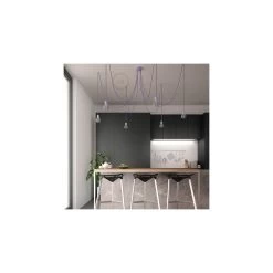 Lilac Ceramic Spider, Multiple Suspension With 6-7 Pendant, RM07 Lilac Cable -Home-Lamps lilac ceramic spider multiple suspension with 6 7 pendant rm07 lilac cable 7