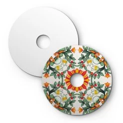 Mini Ellepì 'Maioliche' Flat Lampshade Ideal For Suspension And Wall Lamps Or For String Lights, 24 Cm Diameter - Made In Italy -Home-Lamps mini piatto ellepi maioliche per lampade a sospensione a parete e catenaria diametro 24 cm made in italy 9