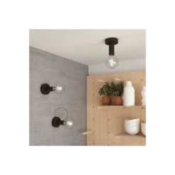 Natural Fermaluce, The Black Painted Wooden Flush Light For Your Wall Or Ceiling, 5.6". 9 Natural Fermaluce, The Black Painted Wooden Flush Light For Your Wall Or Ceiling, 5.6". -Home-Lamps natural fermaluce the black painted wooden flush light for your wall or ceiling 56 3