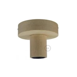 Natural Fermaluce, The Natural Wood Flush Light For Your Wall Or Ceiling, 3.8".