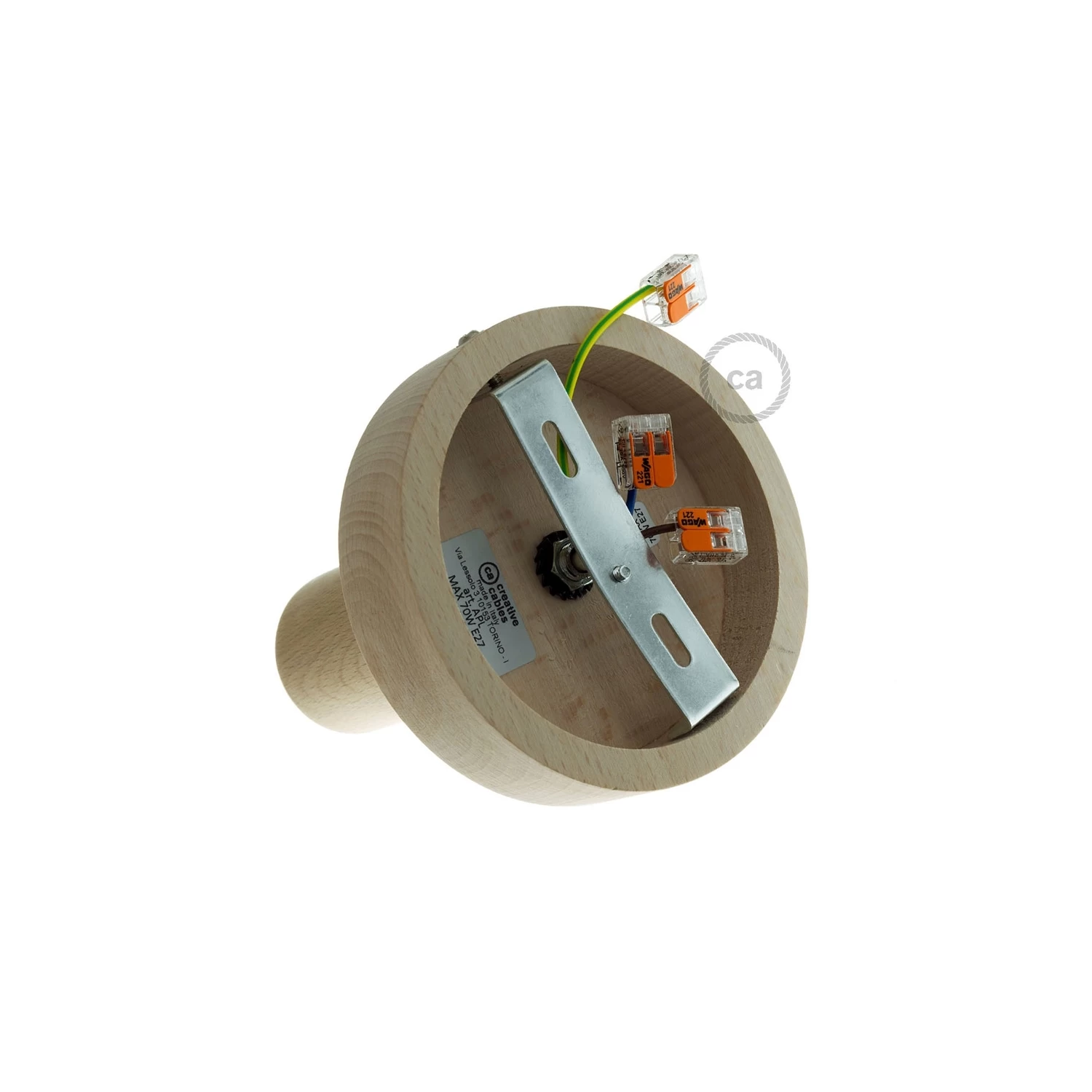 Natural Fermaluce, The Natural Wood Flush Light For Your Wall Or Ceiling, 5.6". 3 Natural Fermaluce, The Natural Wood Flush Light For Your Wall Or Ceiling, 5.6".