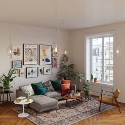 Multicoloured Cablò Lampshade 100 Cm -Home-Lamps paralume cablo multicolore 100 cm 6