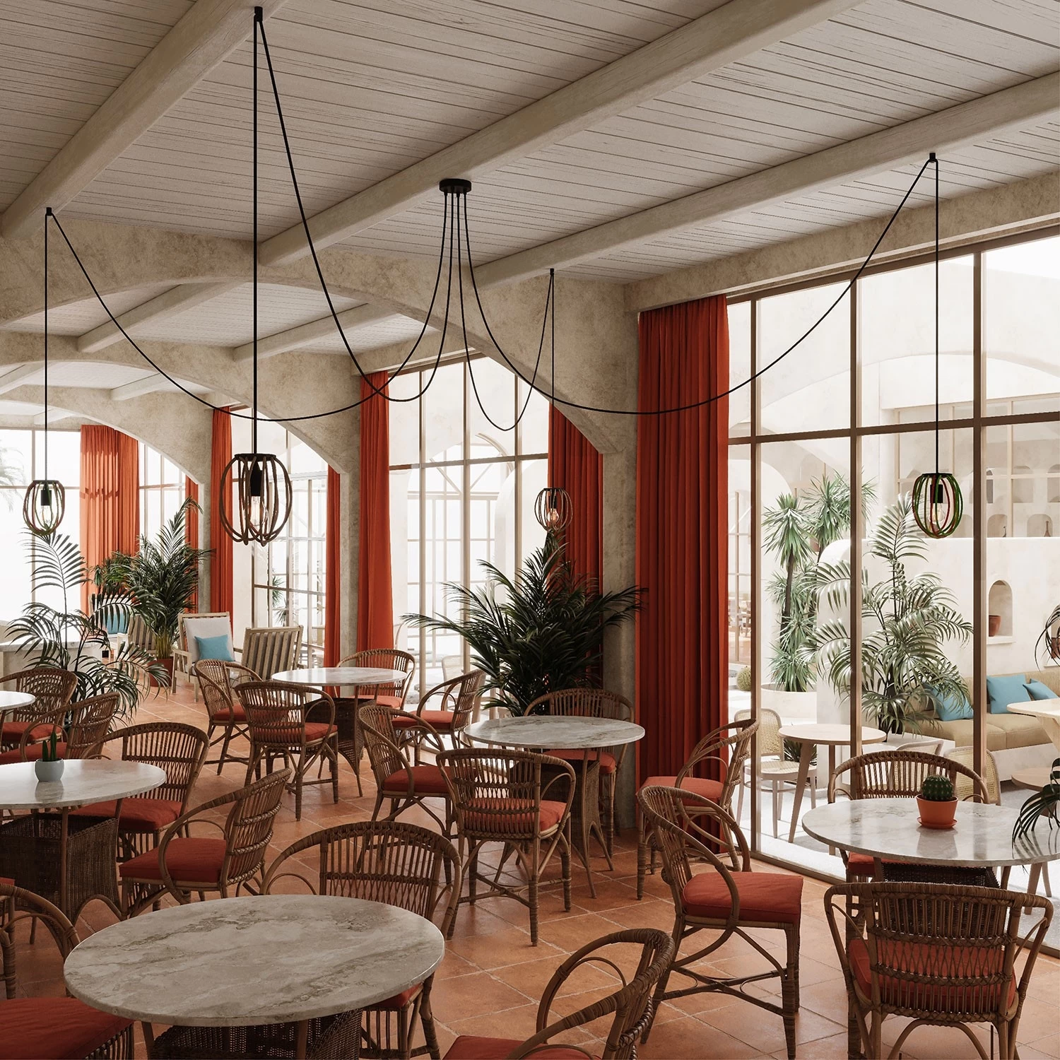 Black Cablò Lampshade 50 Cm 10 Black Cablò Lampshade 50 Cm - Image 8