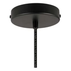 Pendant Lamp With Textile Cable And Bell XL Ceramic Lampshade -Home-Lamps pendant lamp with textile cable and bell xl ceramic lampshade 6