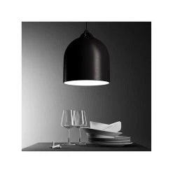 Pendant Lamp With Textile Cable And Lampshade Bell M In Ceramic -Home-Lamps pendant lamp with textile cable and lampshade bell m in ceramic 15